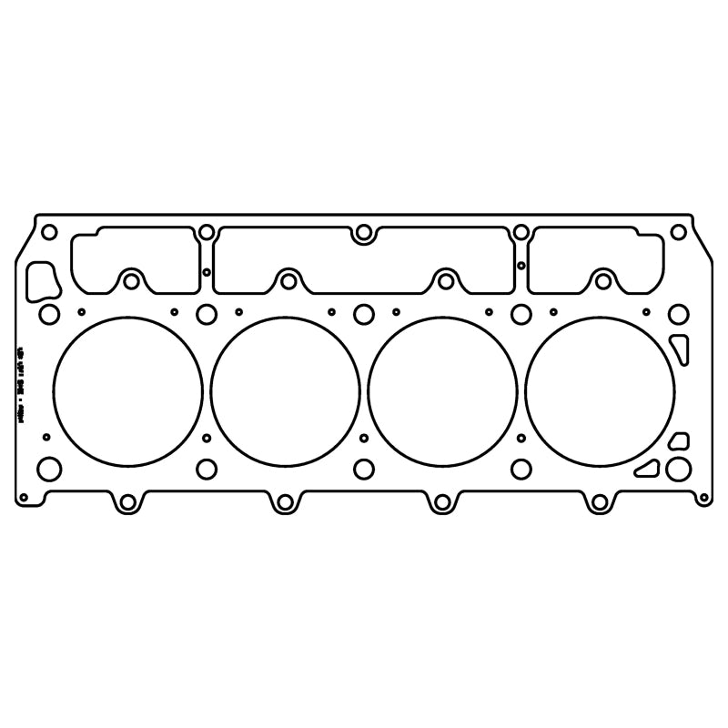 Cometic Gasket C15742-071 fits GM LSX Gen-4 SB V8 .071in DST Cyl. HG - 4.165in Bore - 1/2in & 3/8in Studs - LHS