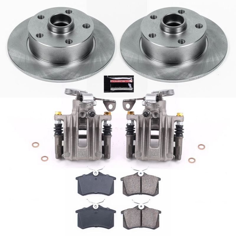 PowerStop KCOE3064 fits Audi 97-01 A4 Rear Autospecialty Brake Kit w/Calipers