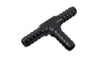 Vibrant 11425 1/4in Barbed Tee Adapter- Black Anodized