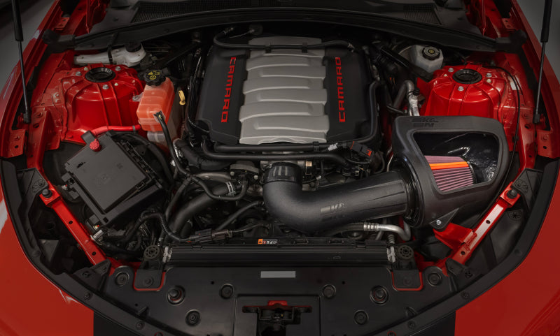 K&N Engineering 50-3092 K&N 16-24 fits Chevy Camaro SS V8-6.2L F Performance Air Intake System