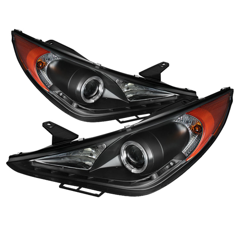 Spyder 5042477 fits Hyundai 11-13 Sonata Projector ( Not Fit Hybrid )- LED Halo