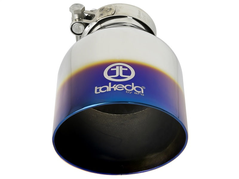 AFE 49T25454-L07 304 Stainless Steel Clamp-On Exhaust Tip 2.5in. Inlet / 4.5in