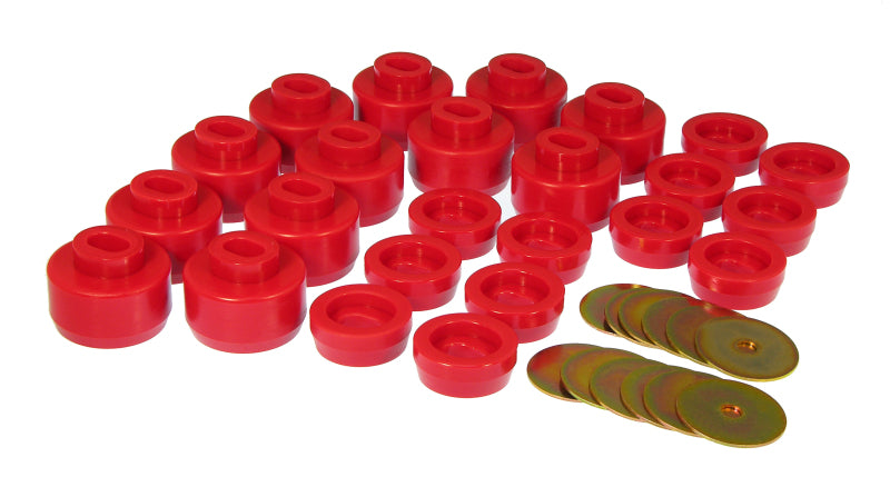 Prothane 7-143 fits Chevy 99-07 Tahoe / Yukon Body Mount - Red