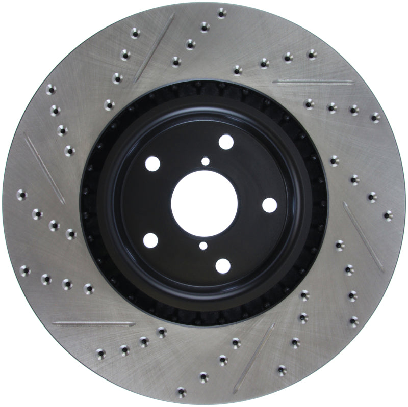 Stoptech 127.47022L 05-10 fits Subaru Impreza WRX/STi Slotted & Drilled Left Front Rotor