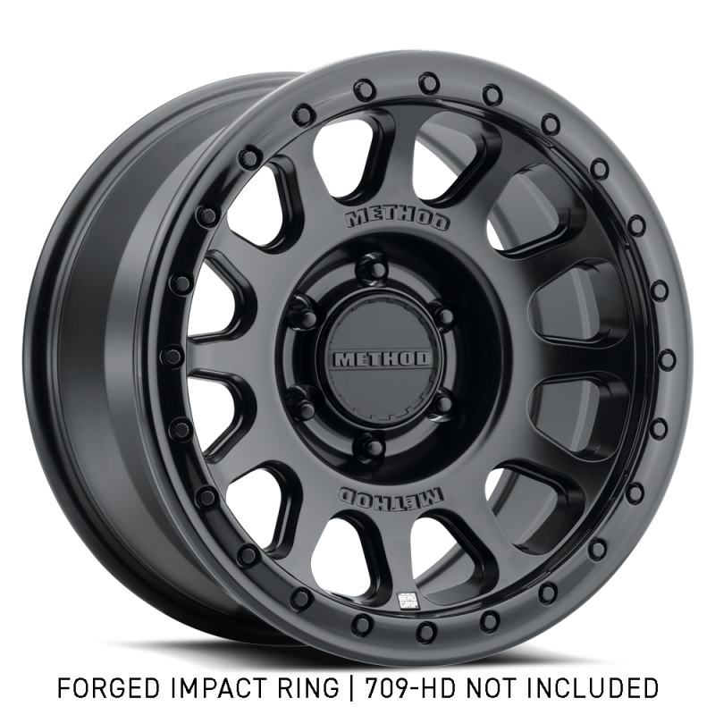 Method Wheels GR-10017-GB Method Beadlock Ring - 17in Forged - Style 1 - Gloss Black