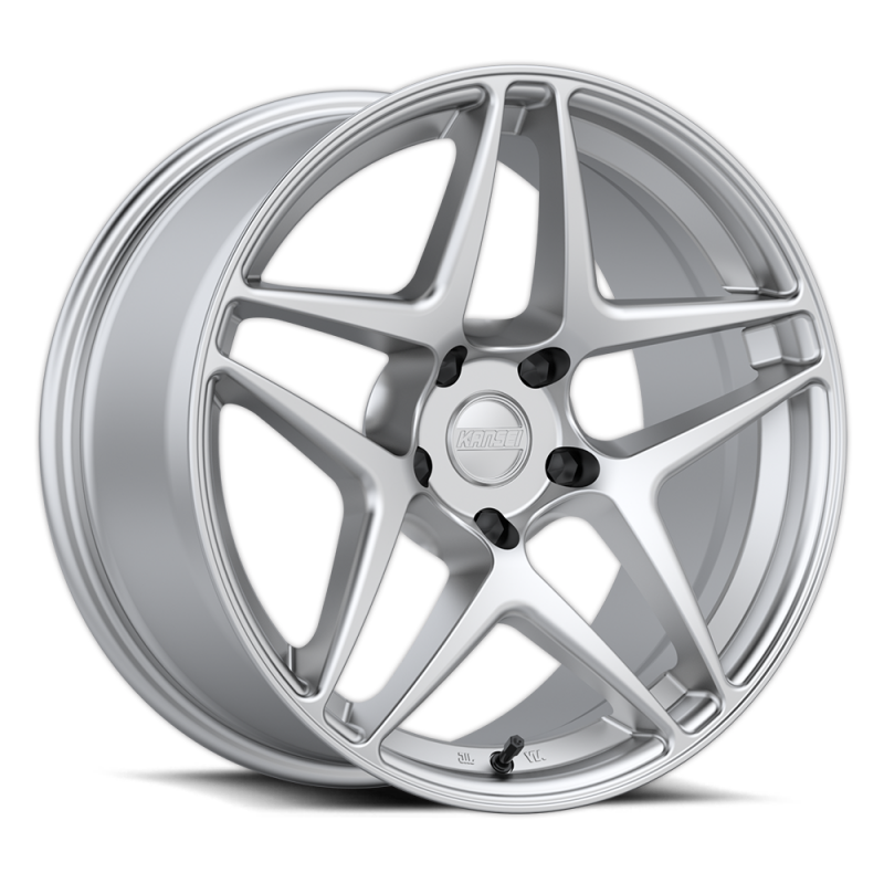 Kansei K15H-188523+35 K15H Astro 18x8.5in / 5x108 BP / 35mm Offset / 63.4mm Bore - Hyper Silver