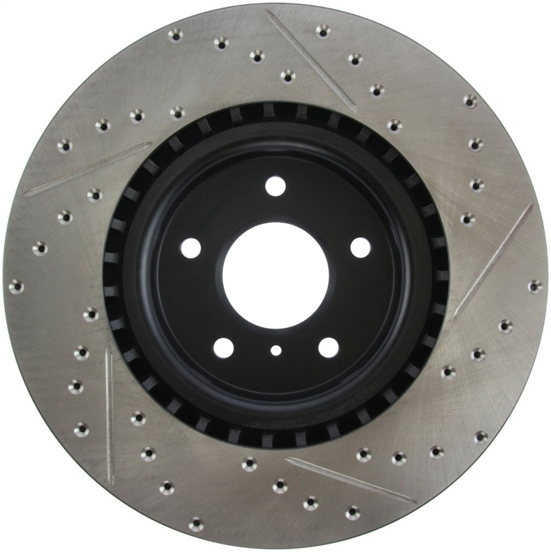 Stoptech 127.42076R Slotted & Drilled Sport Brake Rotor