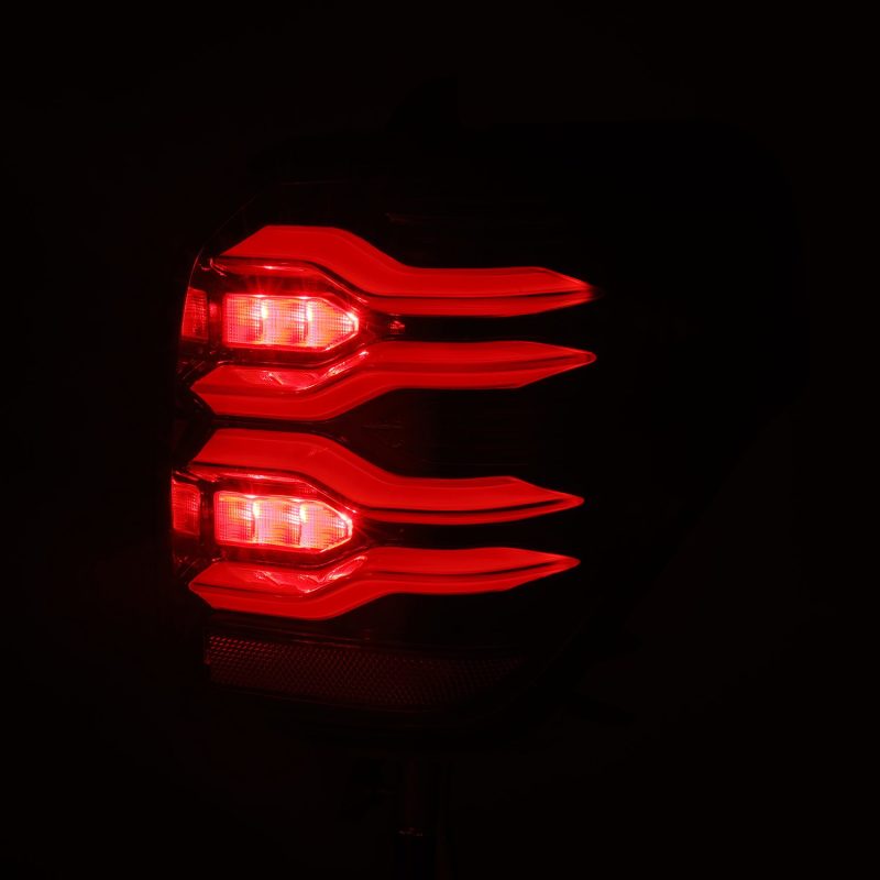 AlphaRex 690030 fits Toyota 10-21 4Runner LUXX LED Taillights Alpha Blk w/Activ
