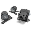 Innovative Mounts Innovative 10051-95A 96-00 Civic B/D Series Black Steel Mounts