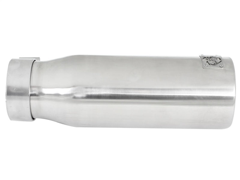 AFE 49-92043-P orce-XP 304 SS Sing Wall Pol Exh Tip Univ Exit 3in Inlet x 4in O
