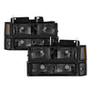 SPYDER 5072238 xTune fits Chevy Suburban Headlights/Parking Lights 8pcs Smoked