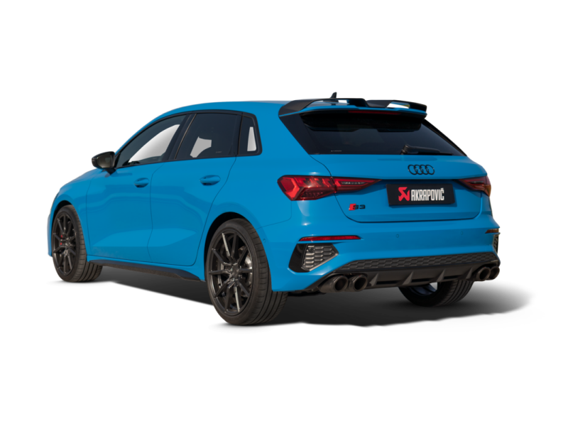 Akrapovic S-AU/TI/17H 2021+ fits Audi S3 Sportback (8Y) Evolution Line Cat Back