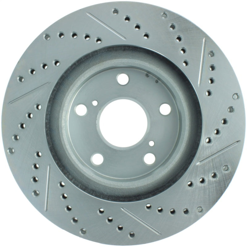 Stoptech 227.44146R Select Sport 11-16 fits Toyota Avalon/ 11-17 Camry SportStop Slotted & Drilled Right Front Rotor