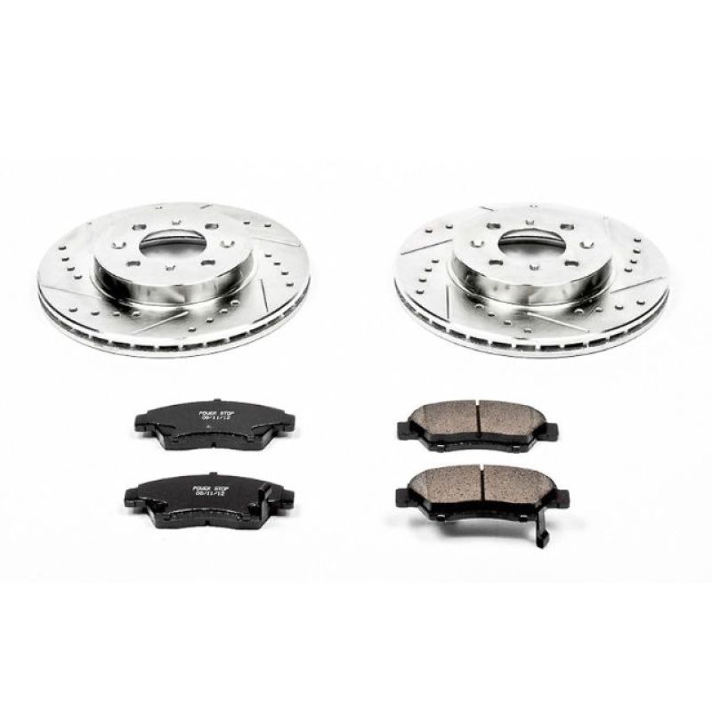 PowerStop K694 fits Honda 93-95 Civic Front Z23 Evolution Sport Brake Kit