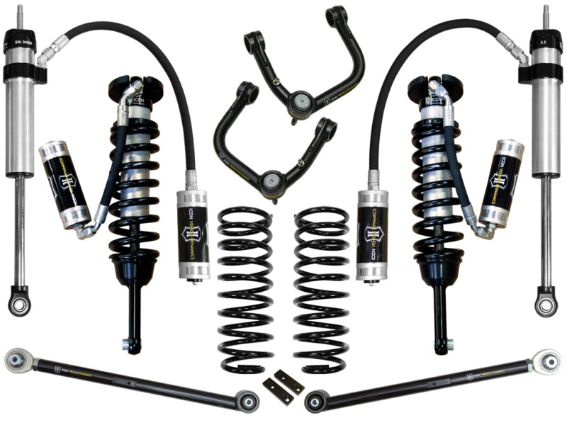 ICON K53065T 2010+ fits Toyota FJ/4Runner 0-3.5in Stage 5 Suspension System w/Tubular Uca
