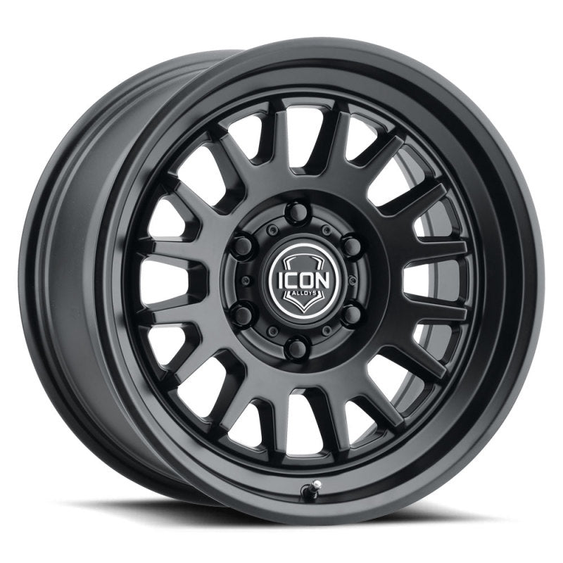 ICON 8217859447SB Anza 17x8.5 6x120 0mm Offset 4.75in BS 67mm Hub Bore Satin Black Wheel