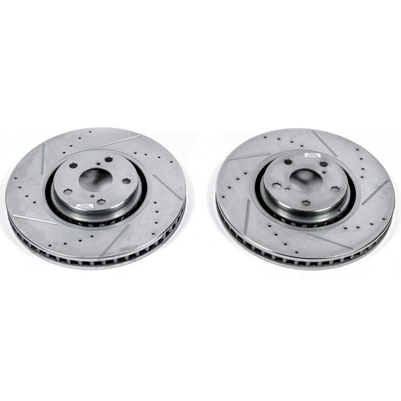 PowerStop fits Lexus 07-11 GS350 Front Evolution Drilled & Slotted Rotors - Pair