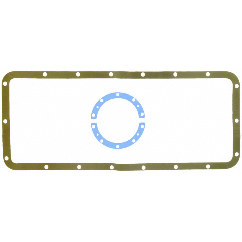 Fel-Pro OS5741D OS 5741 D Engine Oil Pan Gasket Set 18 Bolt Hole One Piece Gasket