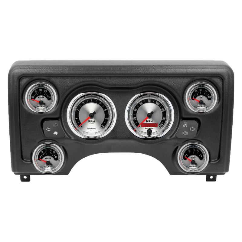 AutoMeter 90011-01 Autometer American Muscle Direct Fit Dash Kit 97-06 fits Jeep TJ (2 x 3-3/8in. / 4 x 2-1/16in.)