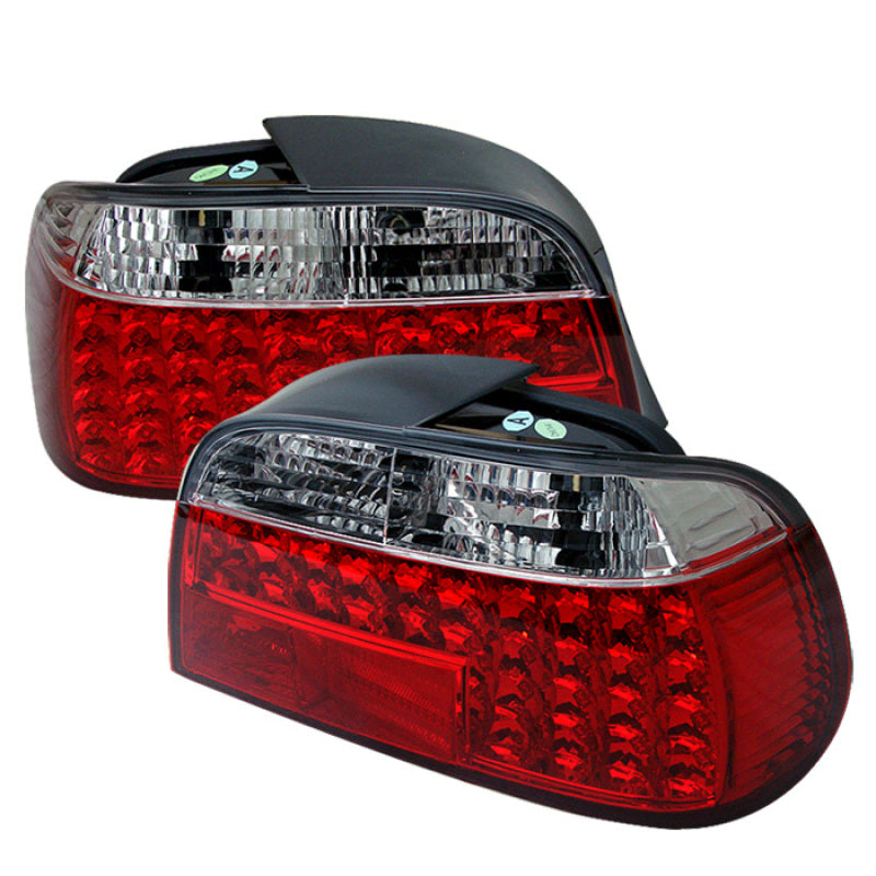 Spyder 5000620 fits BMW 95-01 E38 7-Series LED Tail Lights Red Clear ALT-YD-BE3