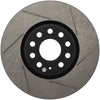 Stoptech 126.33098SL Power Slot 06-10 fits Audi A3 / 08-10 TT / 06-09 VW GTI Mlk V/Passat Left Front Slotted Rotor