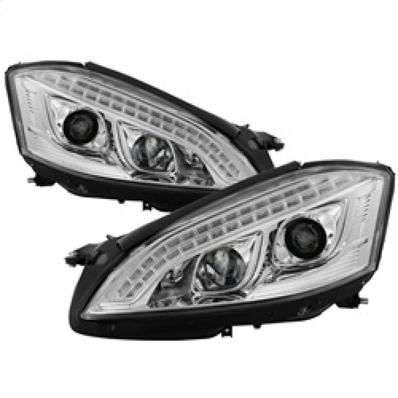 Spyder 5083906 fits Mercedes W221 S Class Headlights - HID Model Only - Chrome