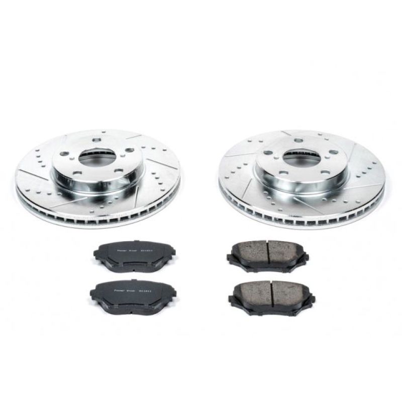PowerStop K2419 fits Toyota 01-05 RAV4 Front Z23 Evolution Sport Brake Kit