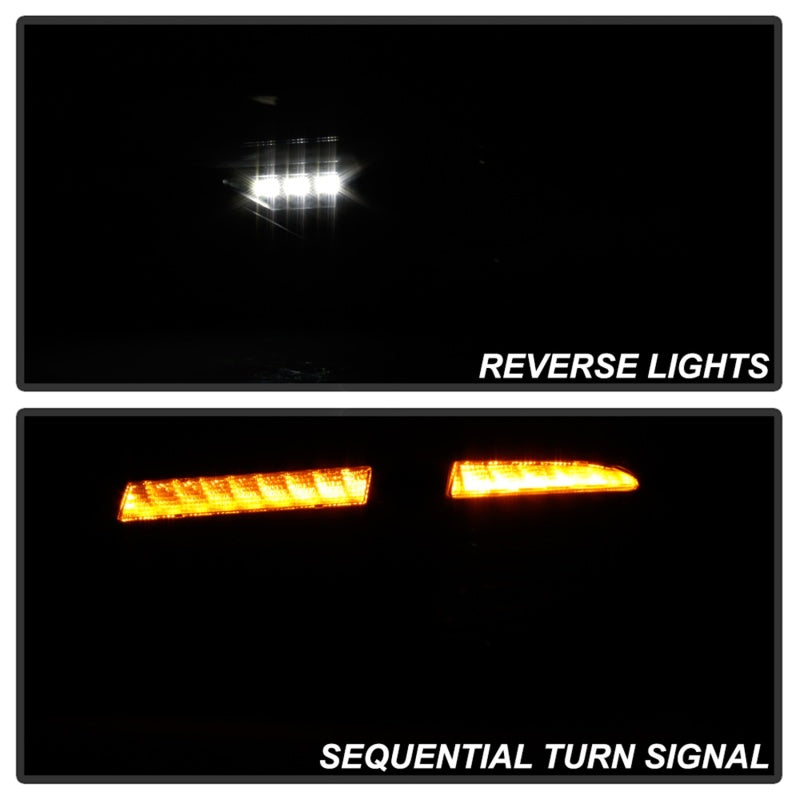 Spyder 5086747 Subara fits Impreza WRX Hatchback LED Tail Lights Seq Signal Blk