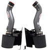 AEM 21-677C 07 350z Silver Dual Inlet Cold Air Intakes w/ Heat Sheilds