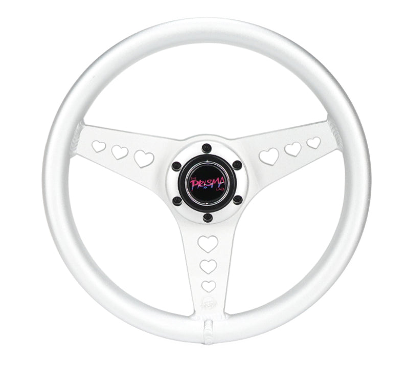NRG RST-073-SL RST-073-SL All Aluminum Steering Wheel 330mm - Heart Cut Out-