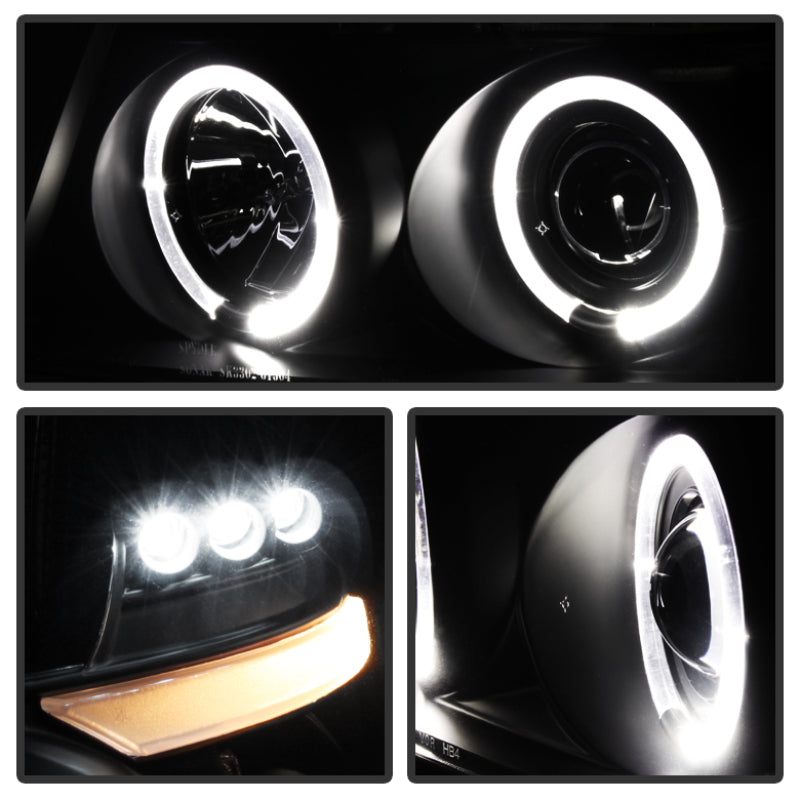 Spyder 5078421 fits Ford 04-08 F150 Projector Headlights Version 2 LED Halo LED