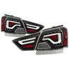 xTune 9042140 14-18 fits Chevy Impala (Excl 14-16 Limited) LED Tail Lights - Bl