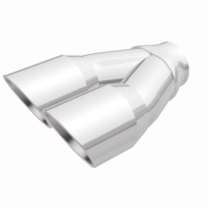 MagnaFlow 35226 Double Wall 3in Dual Round Polished Tip 2.25in Inlet