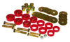 Prothane 7-139 67-81 fits Chevy Camaro Body Mount Kit w/ Hardware - Red