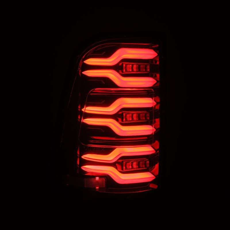 AlphaRex 640030 fits Dodge 19-21 Ram 1500 Luxx-Series LED Tail Lights Alpha-Bla