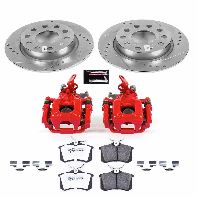 PowerStop fits Volkswagen Beetle Rear Z26 Street Warrior Brake Kit w/Calipers