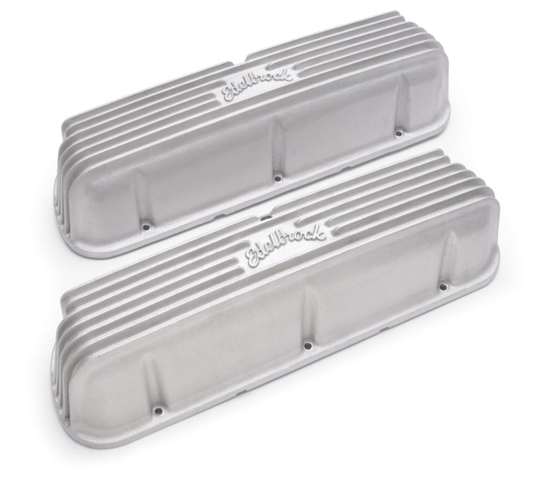 Edelbrock 41609 Valve Cover Classic Series fits Ford 1962-95 221 351W V8 Satin