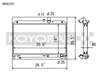Koyo HH062267 09-11 fits Mazda RX-8 1.3L (MT) Radiator