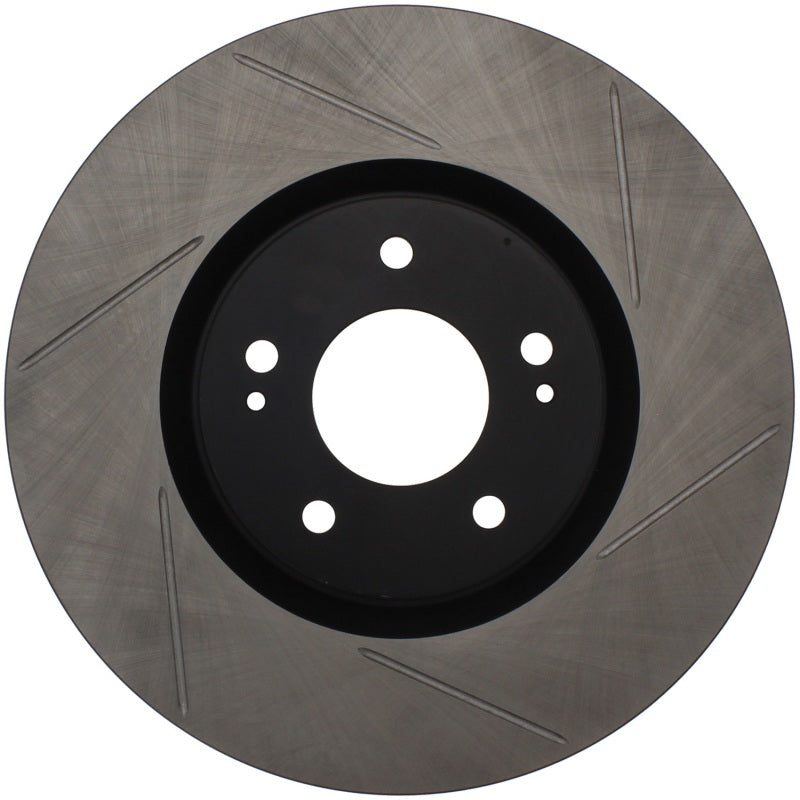 Stoptech 126.46064SL Power Slot 03-06 Evo 8 & 9 Slotted Left Front Rotor