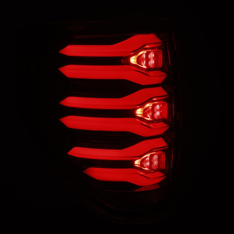 AlphaRex 653080 09-14 fits Ford F150 LUXX LED Taillights - AlphaBlack Housing
