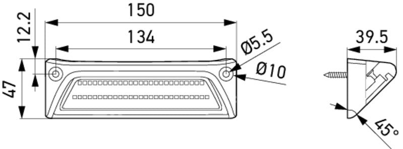 Hella LA357098001 Value Fit SMS2000 / Scene Light 6in LED Light Bar - Extra Wide