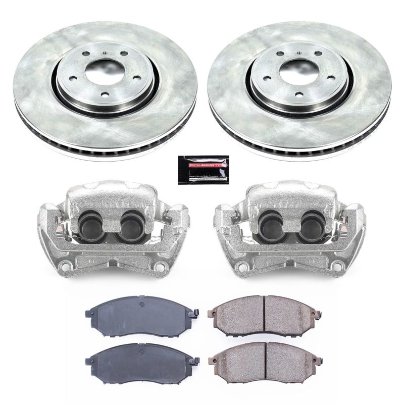 Power Stop KCOE5264 2014 fits Infiniti QX70 Front Autospecialty Kit w/Cals