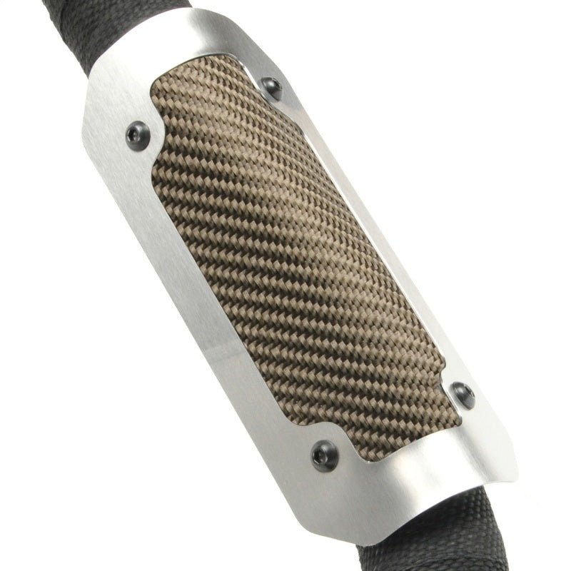 DEI 10903 Powersport Flexible Heat Shield -4in x 8in - Brushed/Titanium