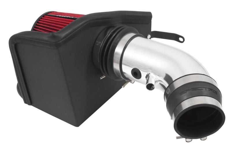 Spectre 9039 12-18 fits Jeep Grand Cherokee V8-6.4L F/I Air Intake Kit - Polished w/Red Filter