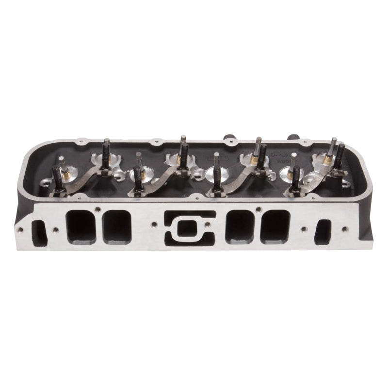 Edelbrock 61559 Single Marine BBC Rect Port Head w/ Valves