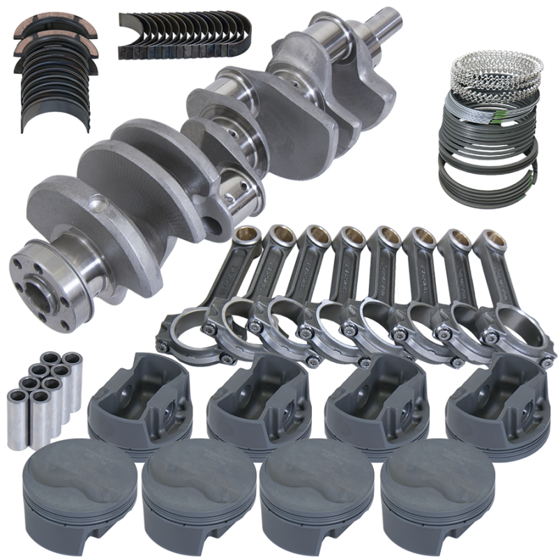 Eagle 64625030 fits Ford 351W SVO 4.000in Crank 6.250in I-Beam -6.6cc Flat Top 4.030in Pistons Rotating Assembly