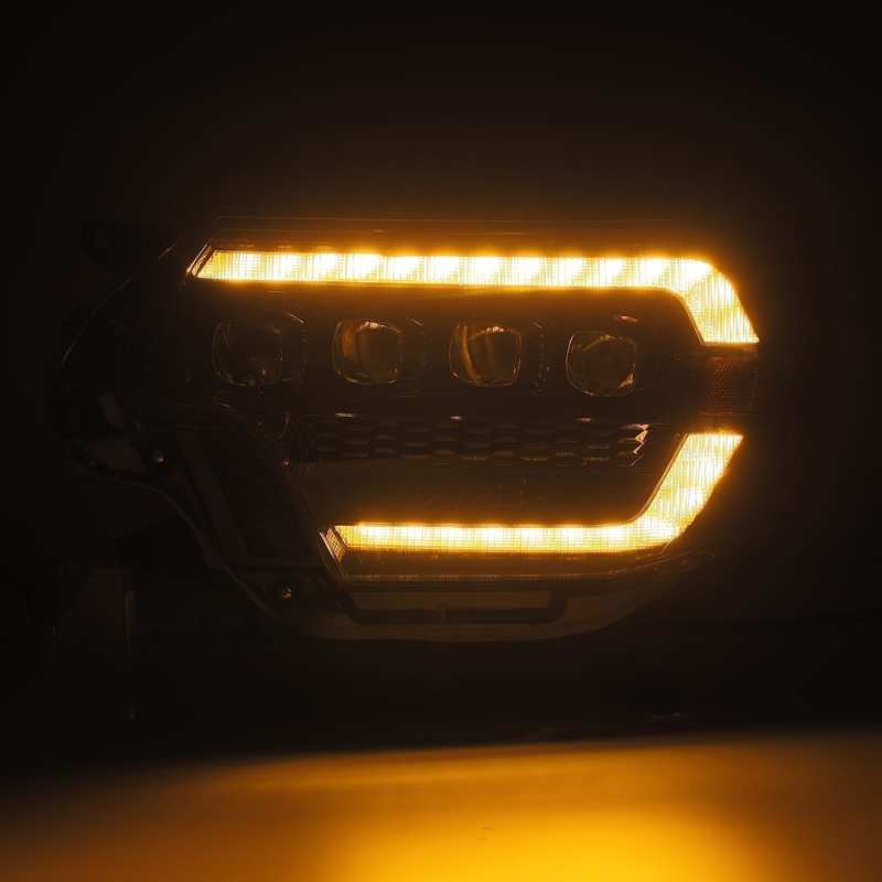 AlphaRex 880752 fits Toyota 12-15 Tacoma NOVA LED Proj Headlights Plank Alpha B