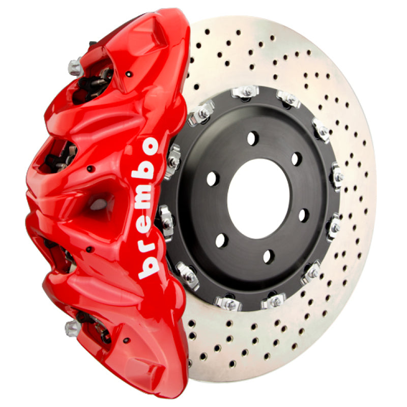Brembo 1Q1.9638A2 Brembo 25+ fits BMW X3 M50 xDrive (G45) Front GT BBK 8 Piston Cast 412x38 2pc Rotor Drilled - Red