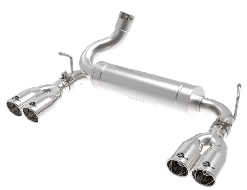 AFE 49-48086-P Series 2.5in 409 SS Axle-Back Exhaust Polished 07-18 fits Jeep W