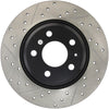 Stoptech 127.33127R Power Slot 09-10 fits Audi A4/A4 Quattro / 08-10 A5 / 10 S4 Rear Right Drilled & Slotted Rotor